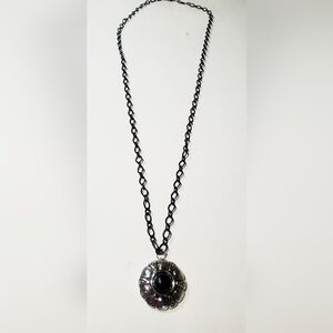 Black Link Chain Necklace